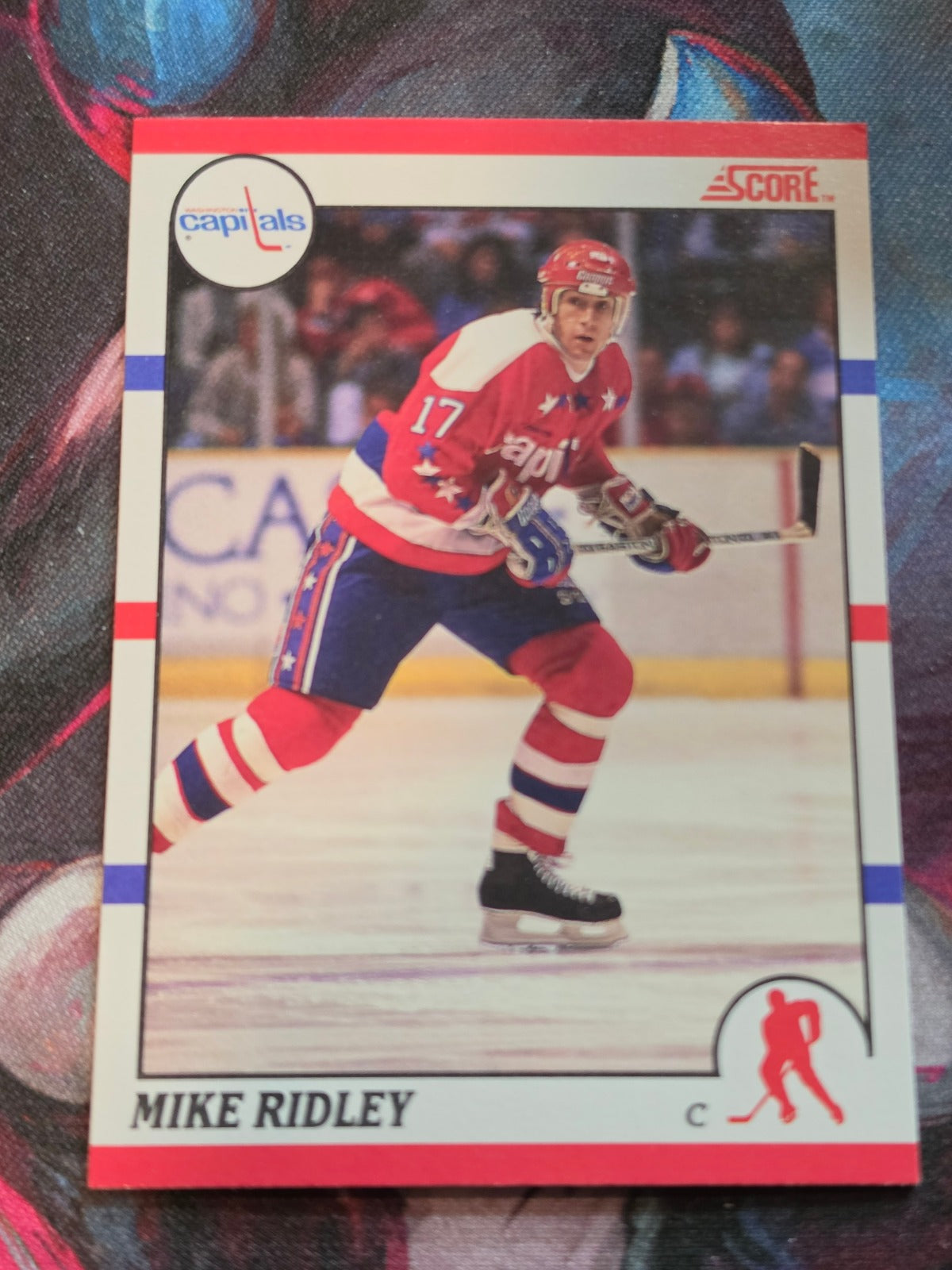 Mike Ridley 1990-91 Score Canadian #33 NM Hockey