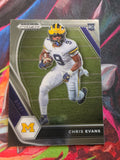Chris Evans 2021 Panini Prizm Draft Picks - Red White and Blue Prizm 115 NM Football