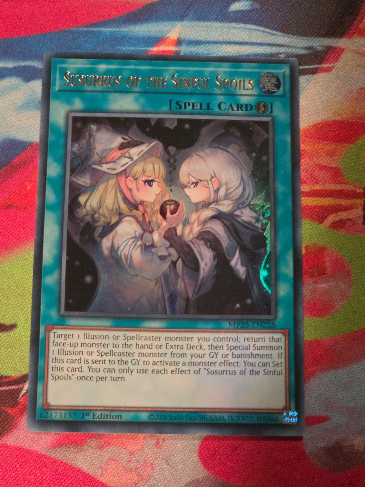 Susurrus of the Sinful Spoils Ultra Rare 2025 Mega-Pack MP25-EN228 1st Edition LP Yu-Gi-Oh!