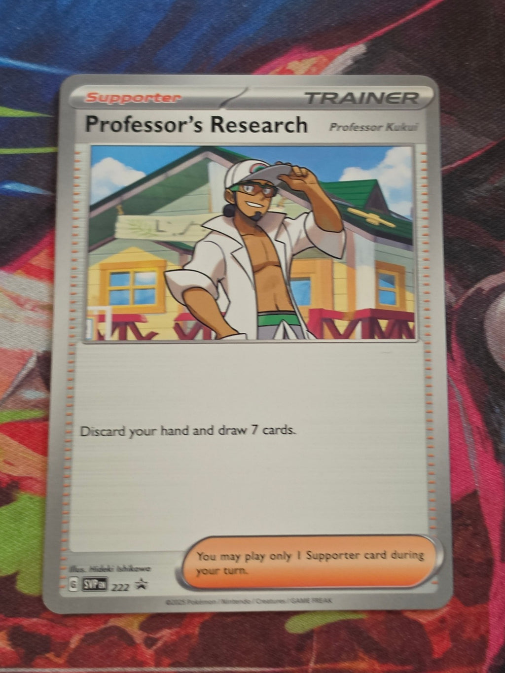 Professor's Research [Professor Kukui] - 222 - SV: Scarlet & Violet Promo Cards - Promo - NM Pokemon