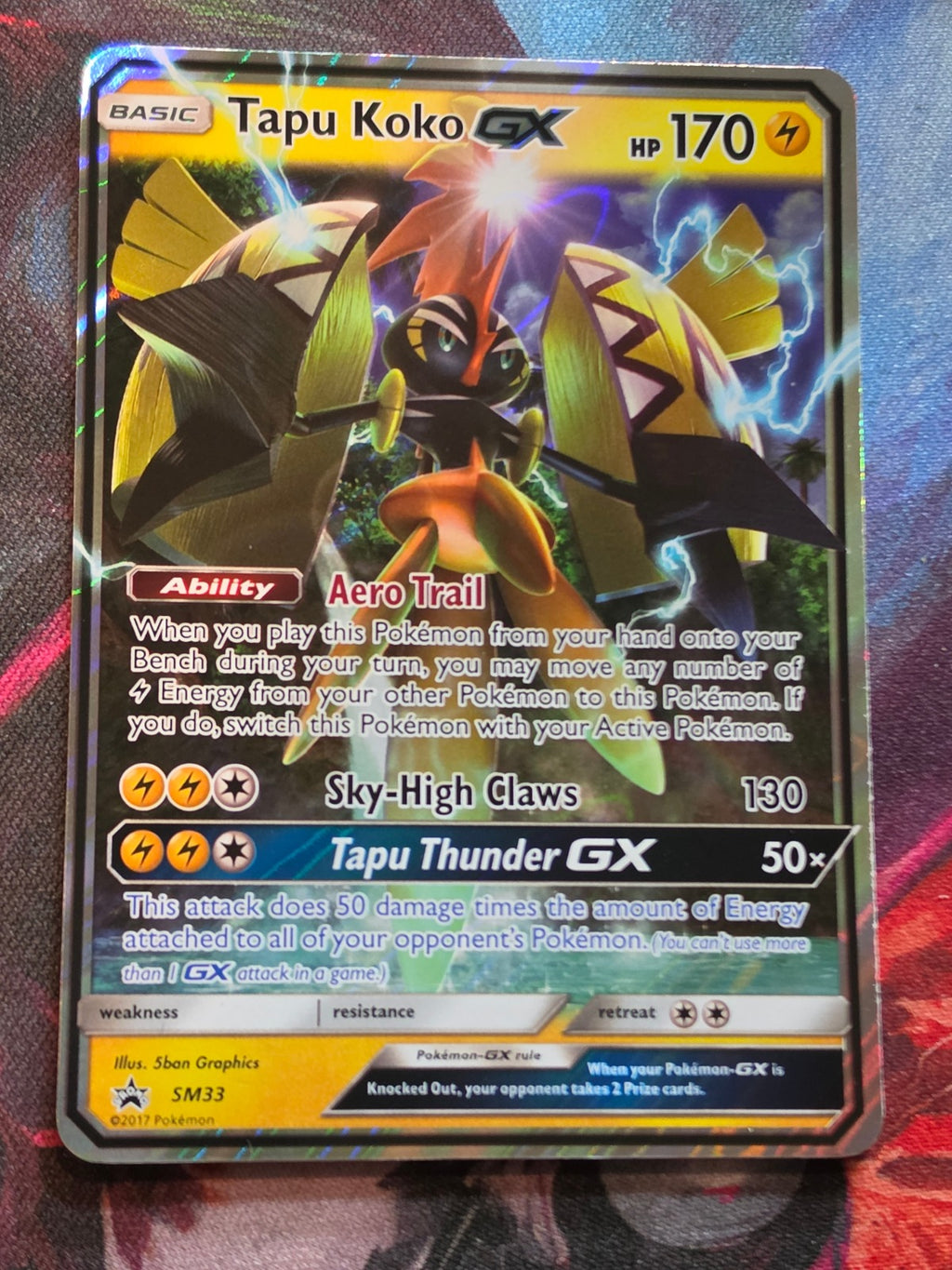 Tapu Koko GX Promo SM Promos SM33 NM Pokemon