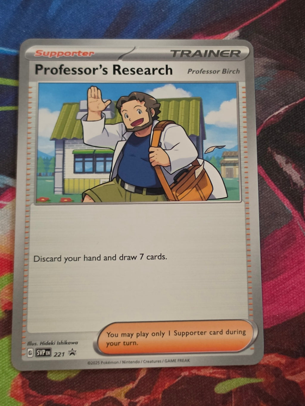 Professor's Research [Professor Birch] - 221 - SV: Scarlet & Violet Promo Cards - Promo - NM Pokemon