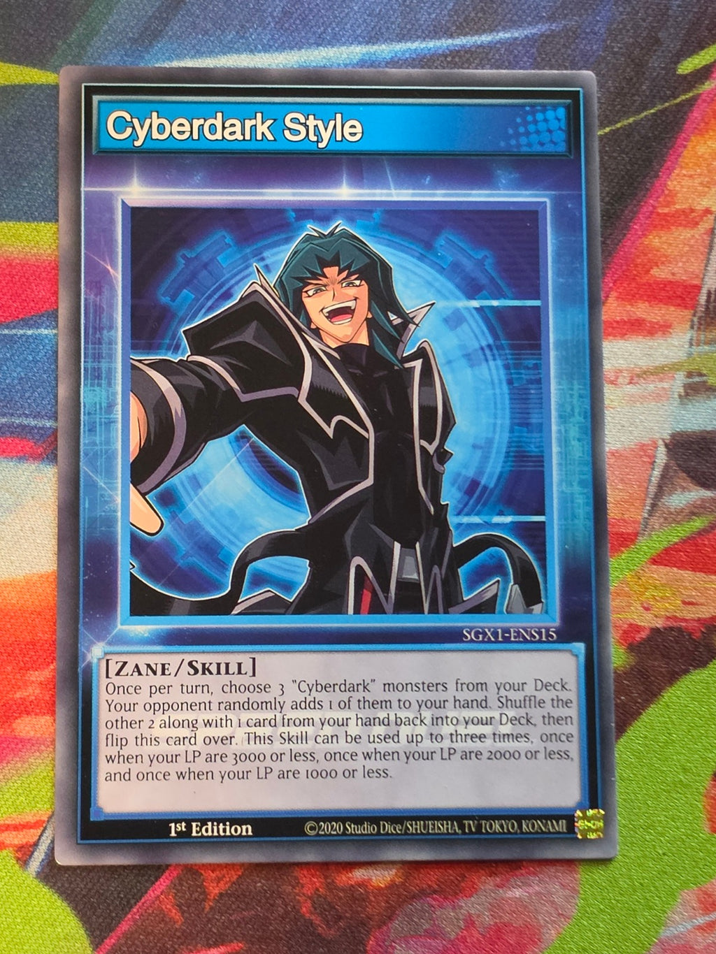 Cyberdark Style Common Speed Duel GX: Duel Academy Box SGX1-ENS15 1st Edition LP Yu-Gi-Oh!