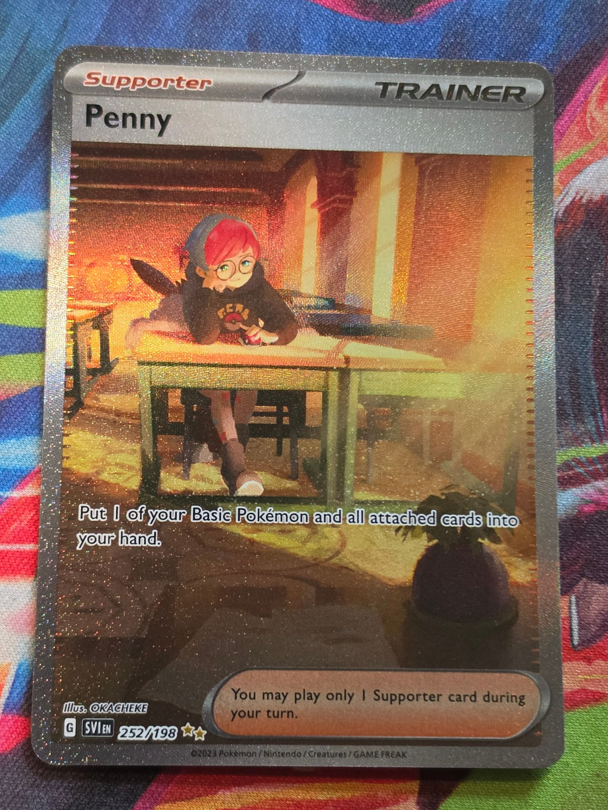 Penny Special Illustration Rare SV01: Scarlet & Violet Base Set 252/198 NM Pokemon