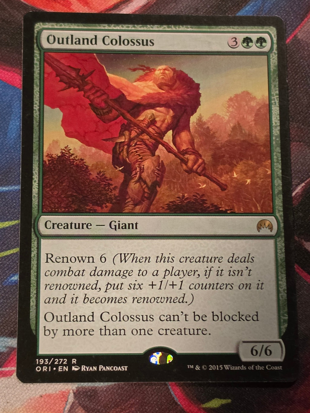 Outland Colossus - 193 - Magic Origins - R - LP MTG