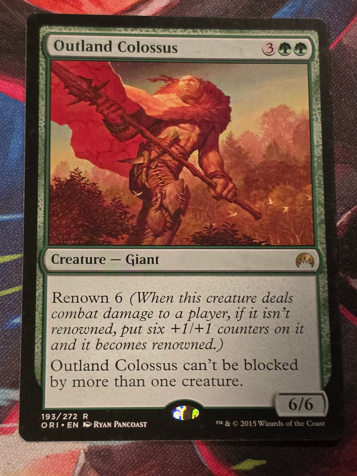 Outland Colossus - 193 - Magic Origins - R - LP MTG