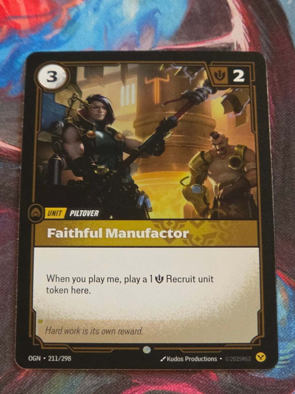 Faithful Manufactor - 211/298 - Origins - Common - NM