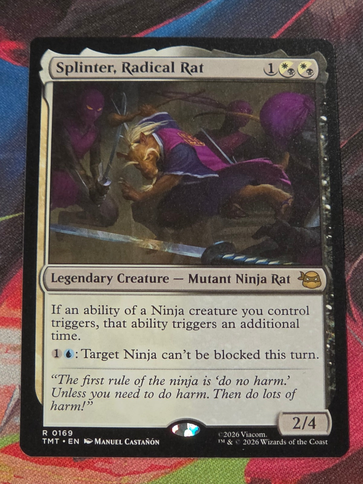 Splinter, Radical Rat - 169 - Teenage Mutant Ninja Turtles - R - NM MTG