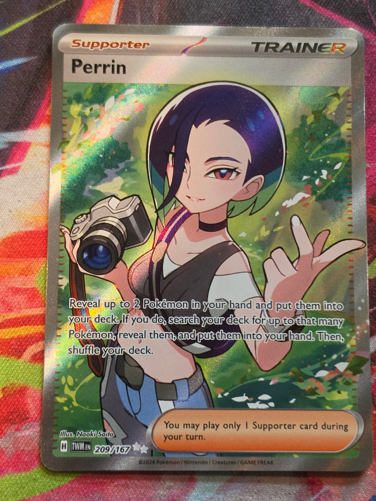 Perrin Ultra Rare SV06: Twilight Masquerade 209/167 NM Pokemon