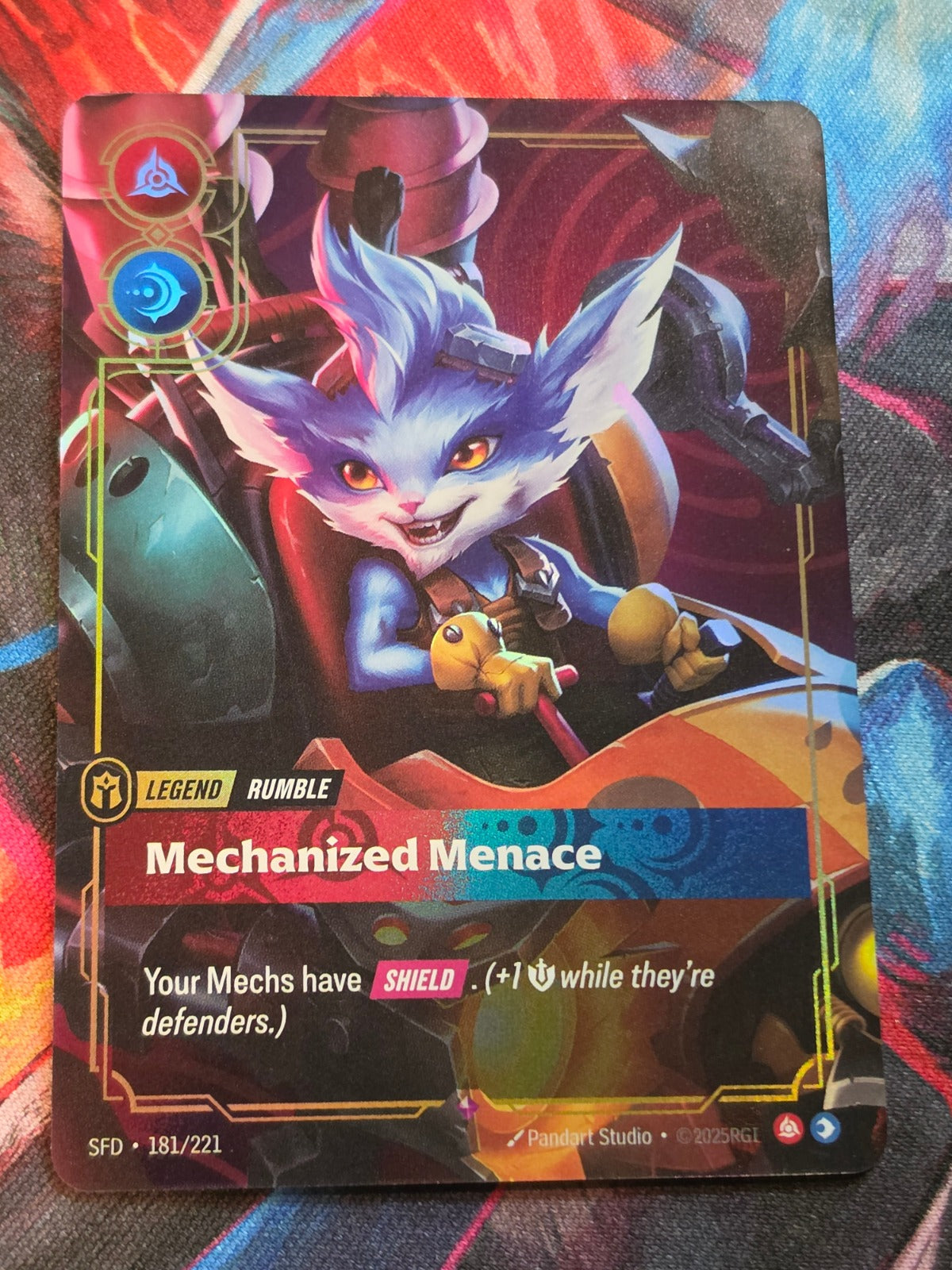 Rumble, Mechanized Menace - 181/221 - Spiritforged - Rare - NM