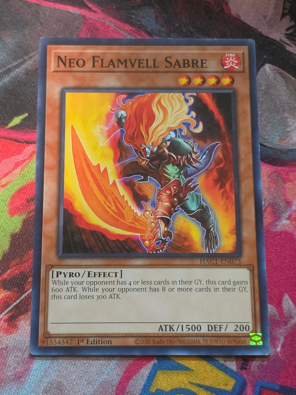 Neo Flamvell Sabre Common Hidden Arsenal: Chapter 1 HAC1-EN073 LP