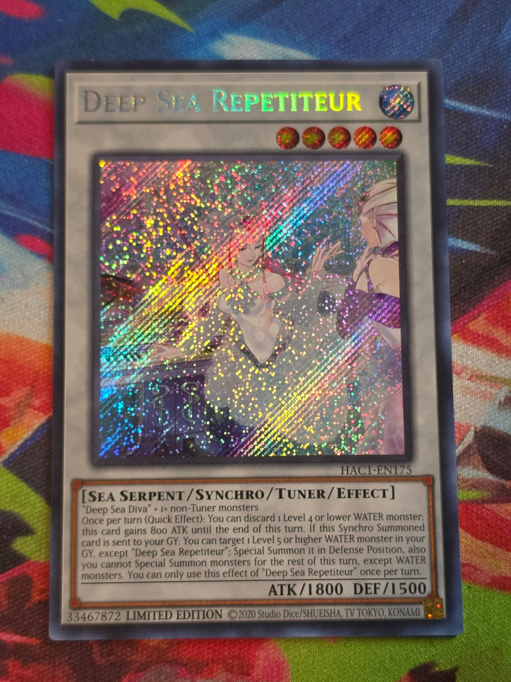 Deep Sea Repetiteur Secret Rare Hidden Arsenal: Chapter 1 HAC1-EN175 LP