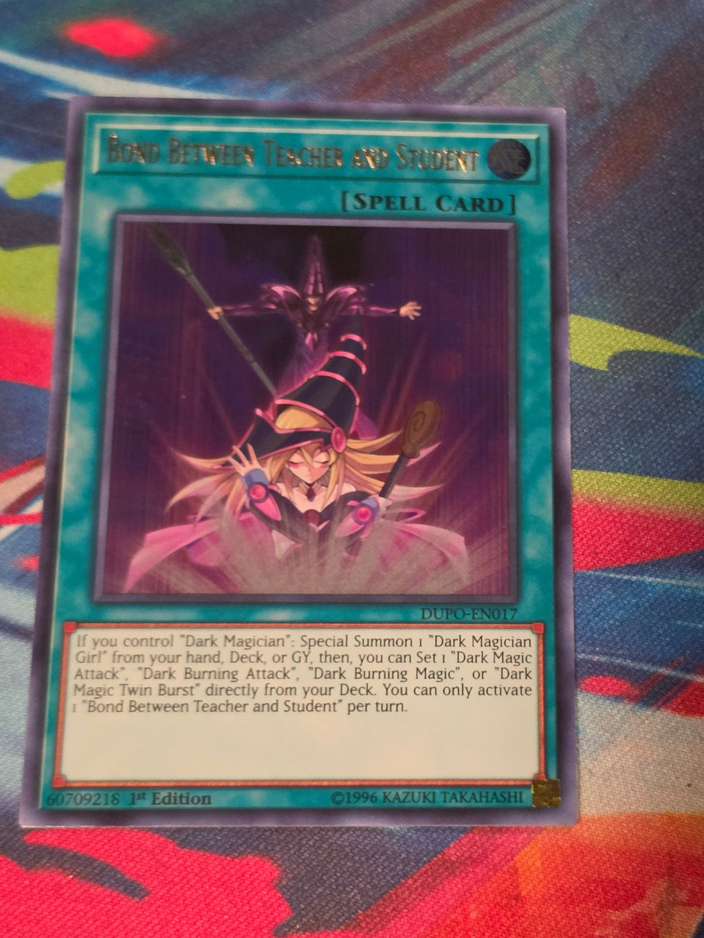 Bond Between Teacher and Student Ultra Rare Duel Power DUPO-EN017 LP