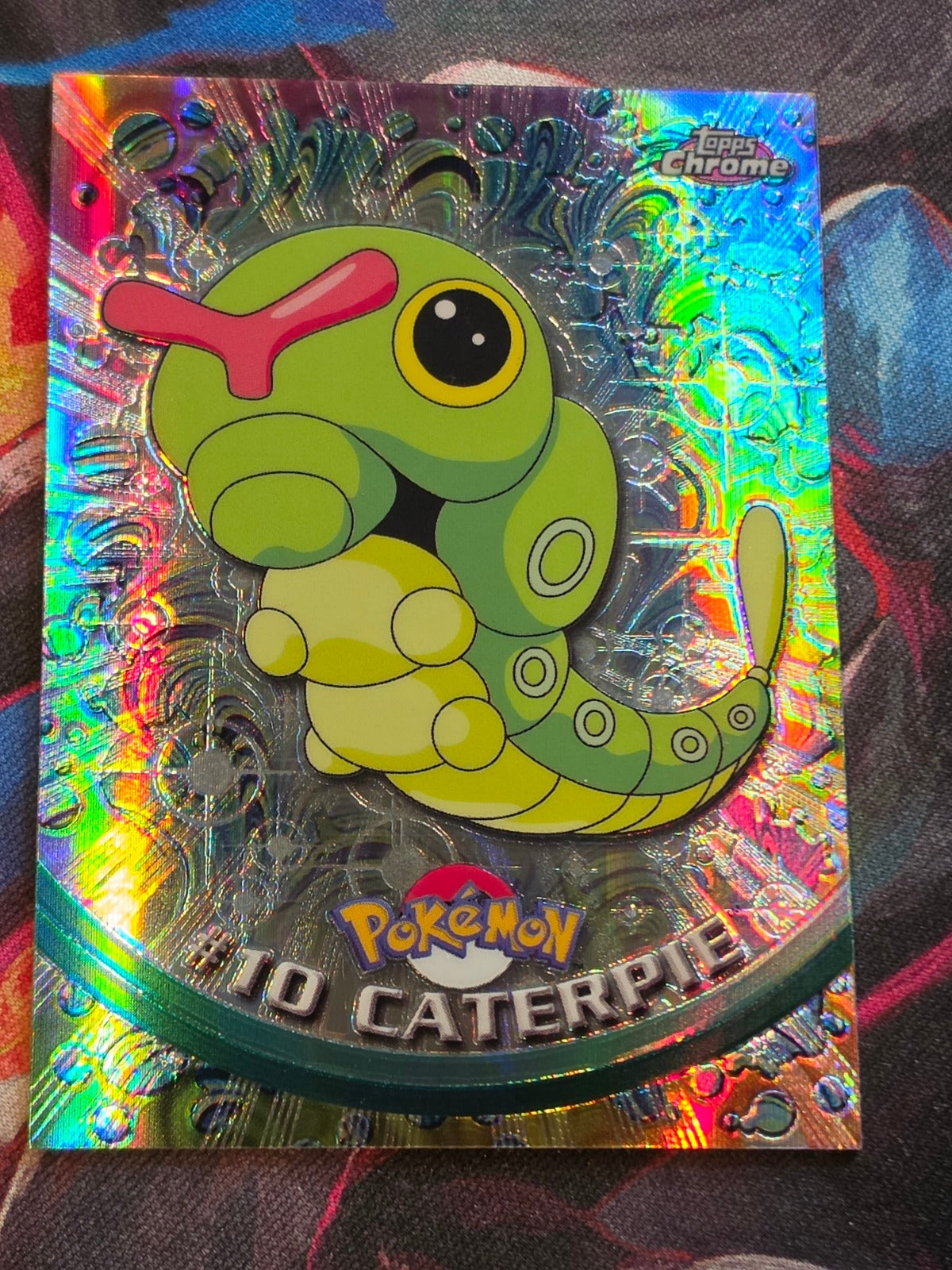 Caterpie #10 - 2000 Topps Chrome - NM - Pokemon