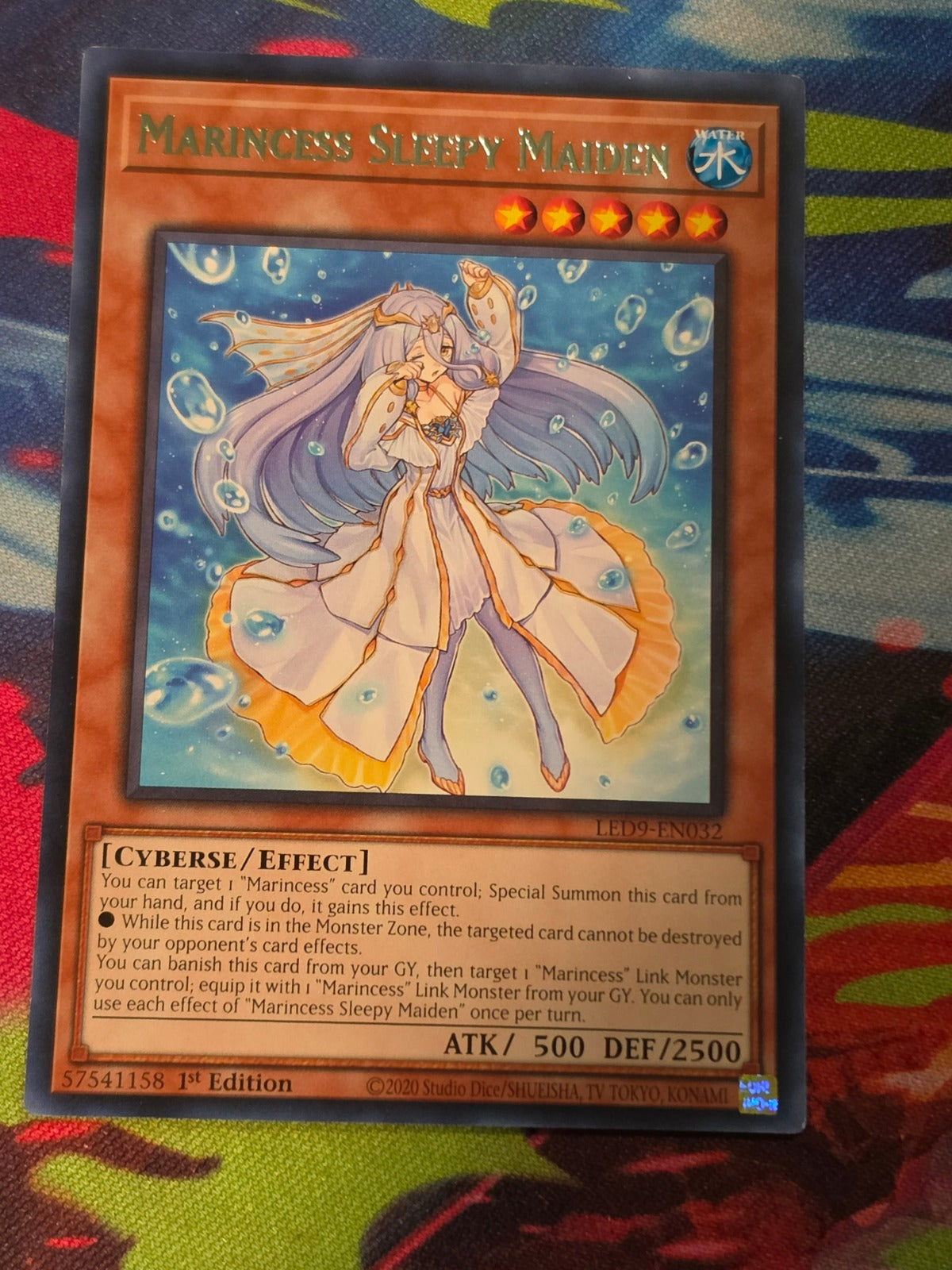 Marincess Sleepy Maiden Rare Legendary Duelists: Duels From the Deep LED9-EN032 LP
