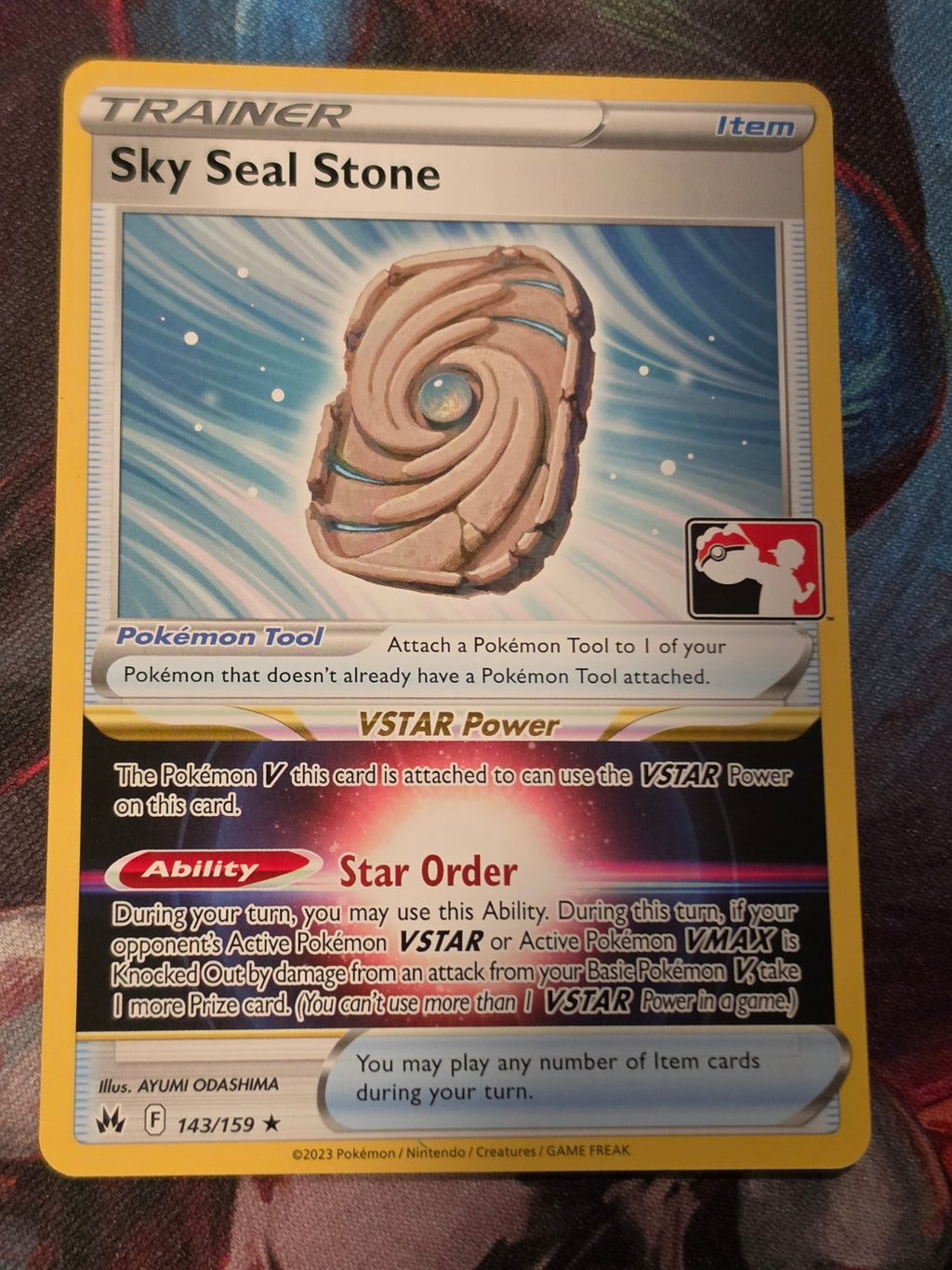 Sky Seal Stone Rare Prize Pack Series Cards 143/159 NM Pokemon