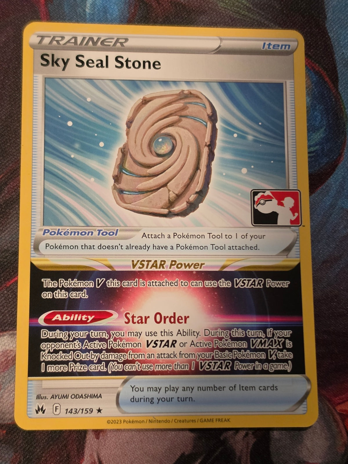 Sky Seal Stone Rare Prize Pack Series Cards 143/159 NM Pokemon
