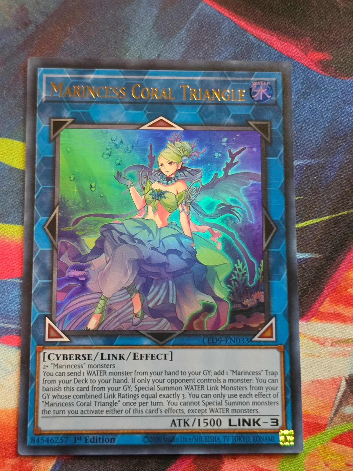 Marincess Coral Triangle Ultra Rare Legendary Duelists: Duels From the Deep LED9-EN033 LP