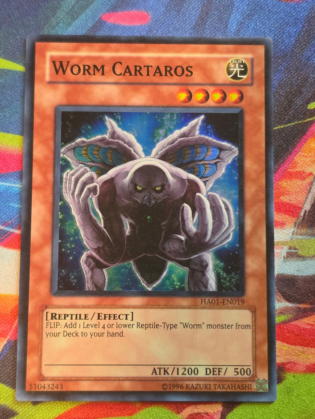 Worm Cartaros Super Rare Hidden Arsenal HA01-EN019 LP