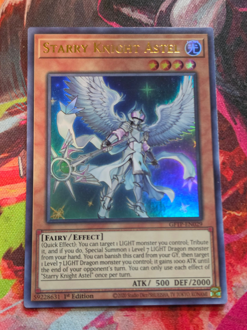 Starry Knight Astel Ultra Rare Ghosts From the Past GFTP-EN029 1st Edition NM Yu-Gi-Oh!