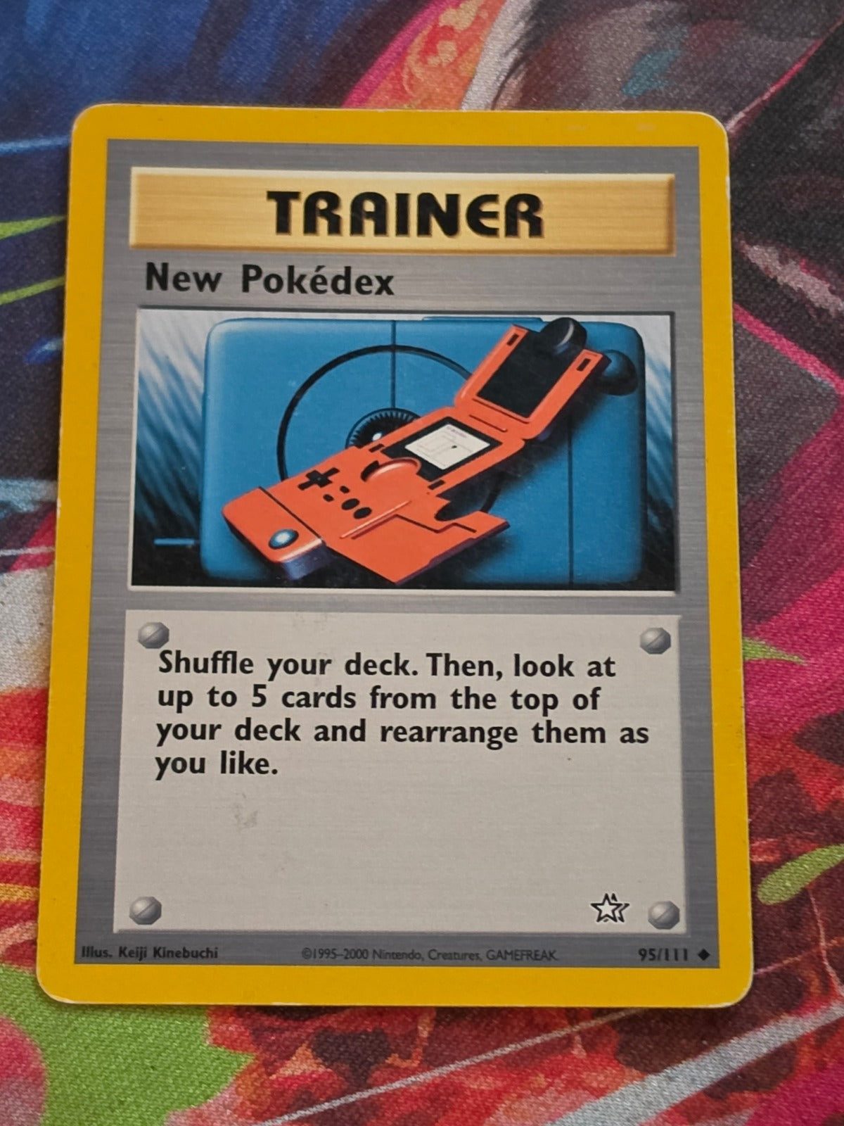 New Pokedex - 095/111 - Neo Genesis - Uncommon - Unlimited - MP Pokemon