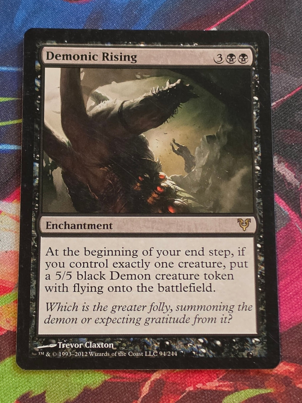 Demonic Rising - 94 - Avacyn Restored - Rare - LP - MTG