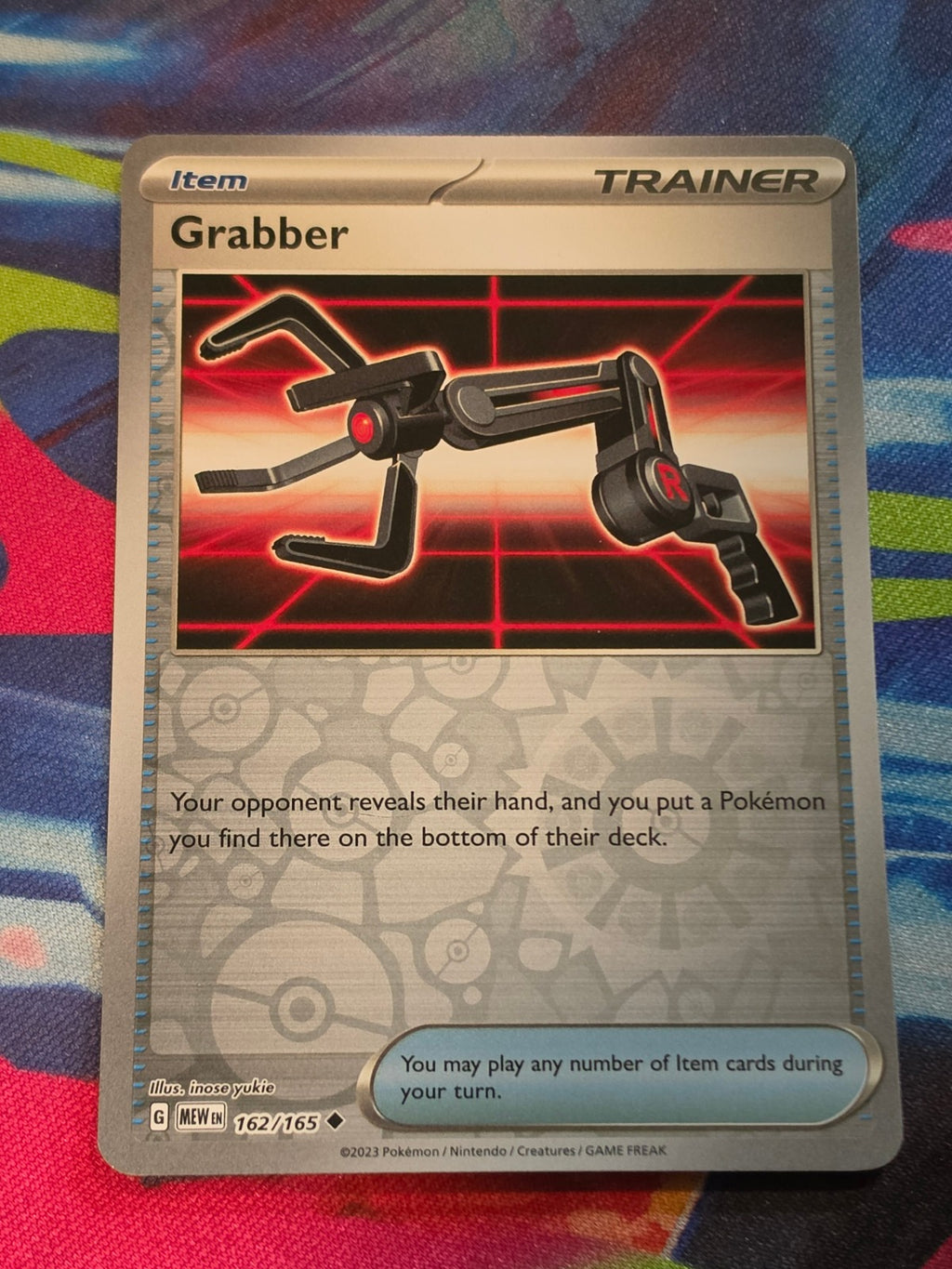 Grabber Reverse Holo Uncommon SV: Scarlet & Violet 151 162/165 NM