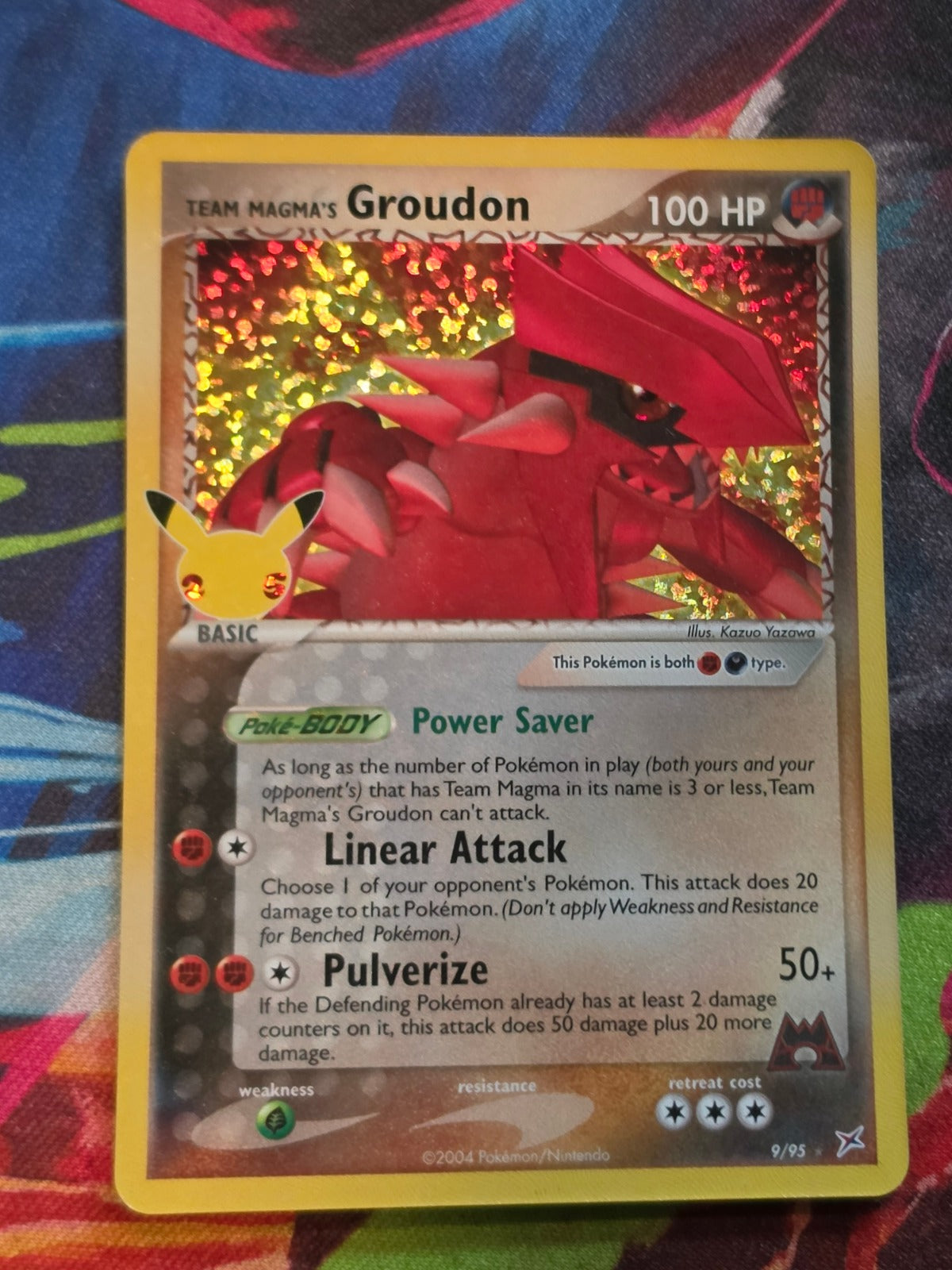 Team Magma's Groudon Classic Collection Celebrations: Classic Collection 9/95 NM Pokemon