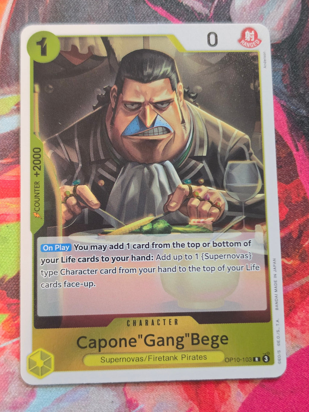 Capone"Gang"Bege R Royal Blood OP10-103 NM One Piece
