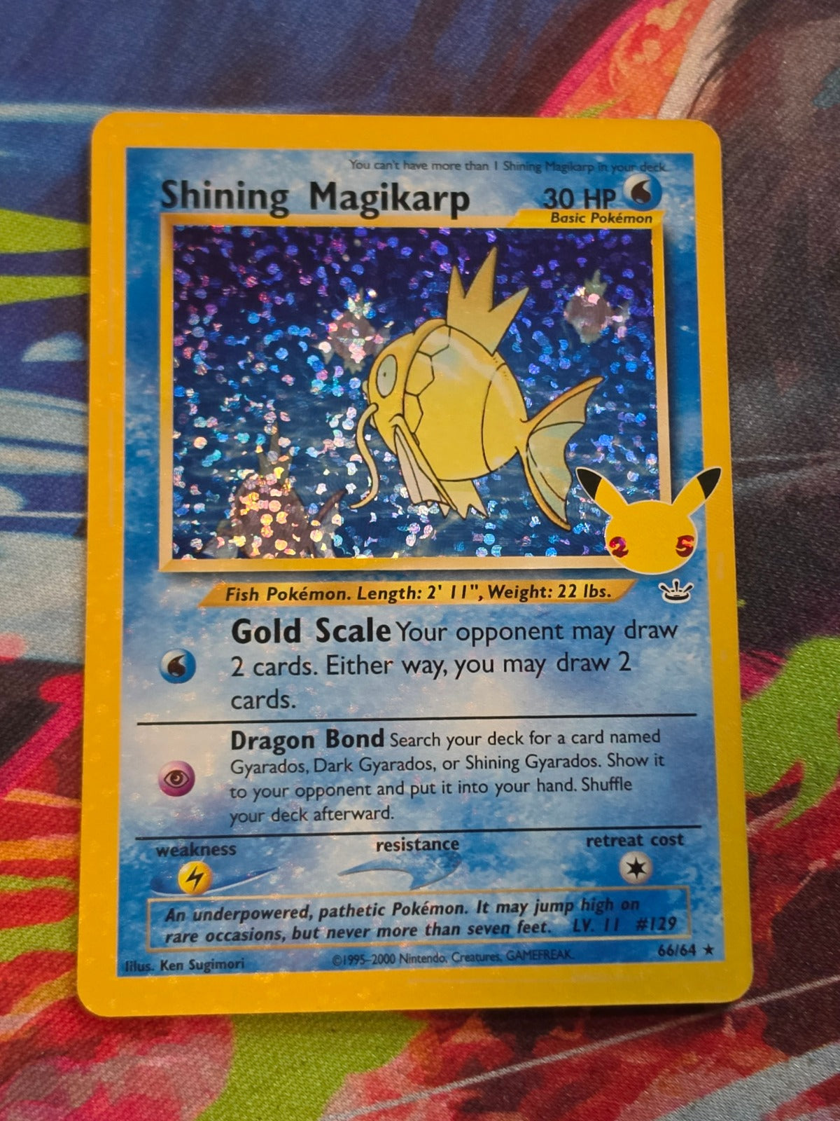 Shining Magikarp Classic Collection Celebrations: Classic Collection 66/64 NM Pokemon