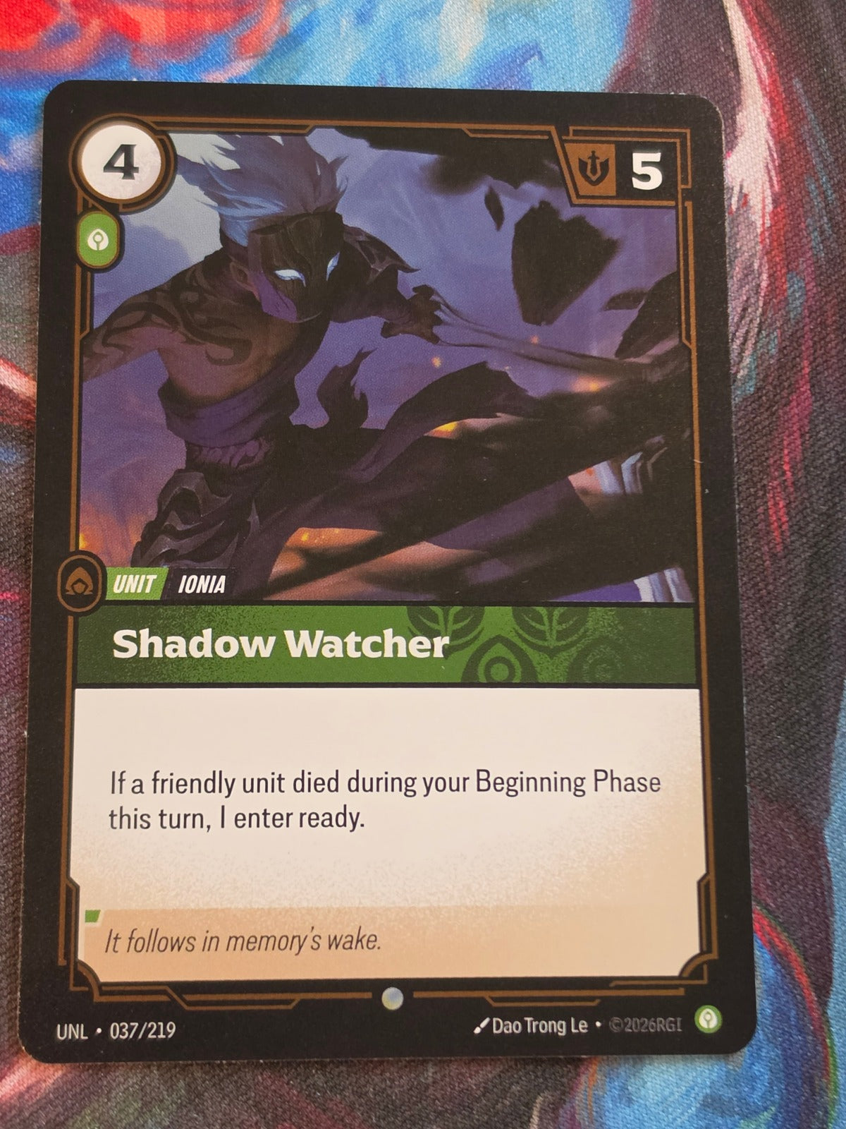 Shadow Watcher - 037/219 - Unleashed - Common - NM