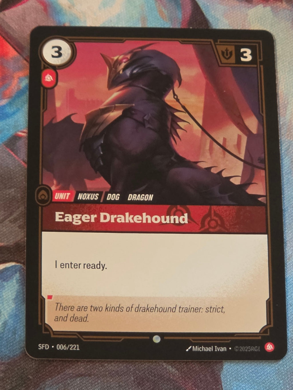 Eager Drakehound - 006/221 - Spiritforged - Common - NM