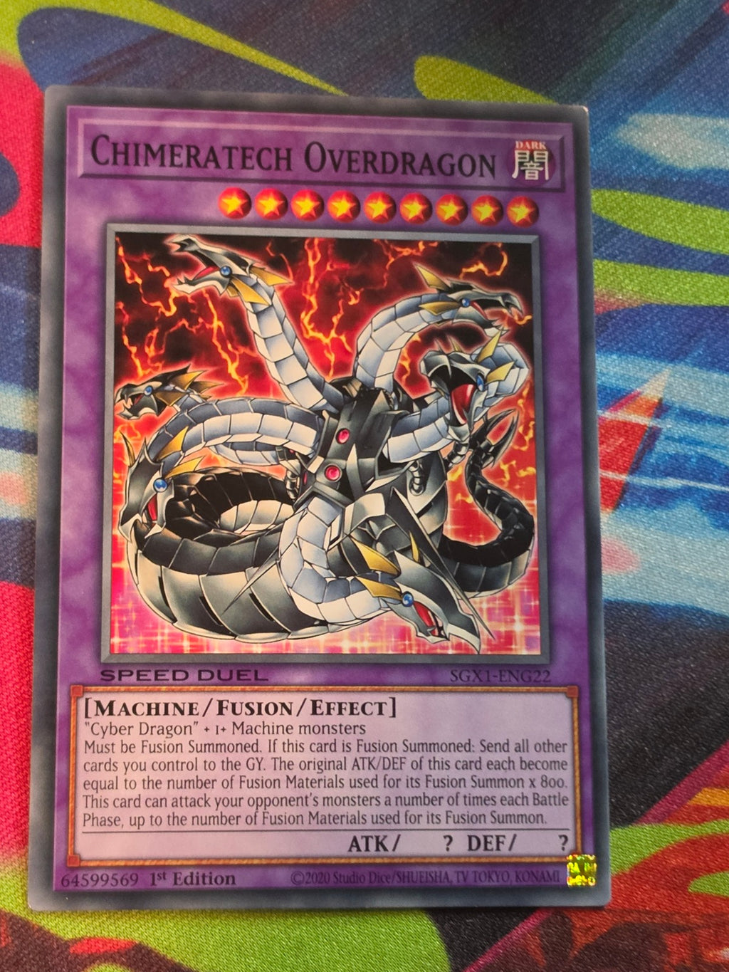 Chimeratech Overdragon Common Speed Duel GX: Duel Academy Box SGX1-ENG22 1st Edition LP Yu-Gi-Oh!