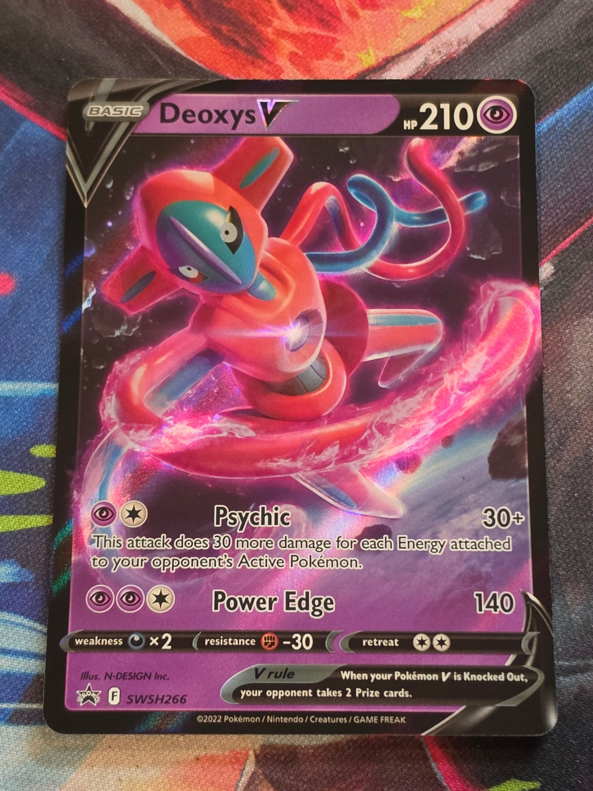 Deoxys V - SWSH266 - SWSH: Sword & Shield Promo Cards - Promo - NM Pokemon
