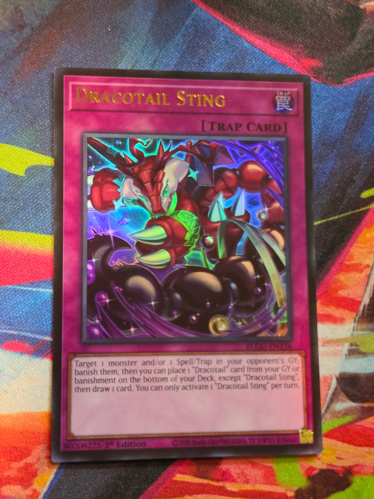 Dracotail Sting Ultra Rare Battles of Legend: Glorious Gallery BLGG-EN136 LP