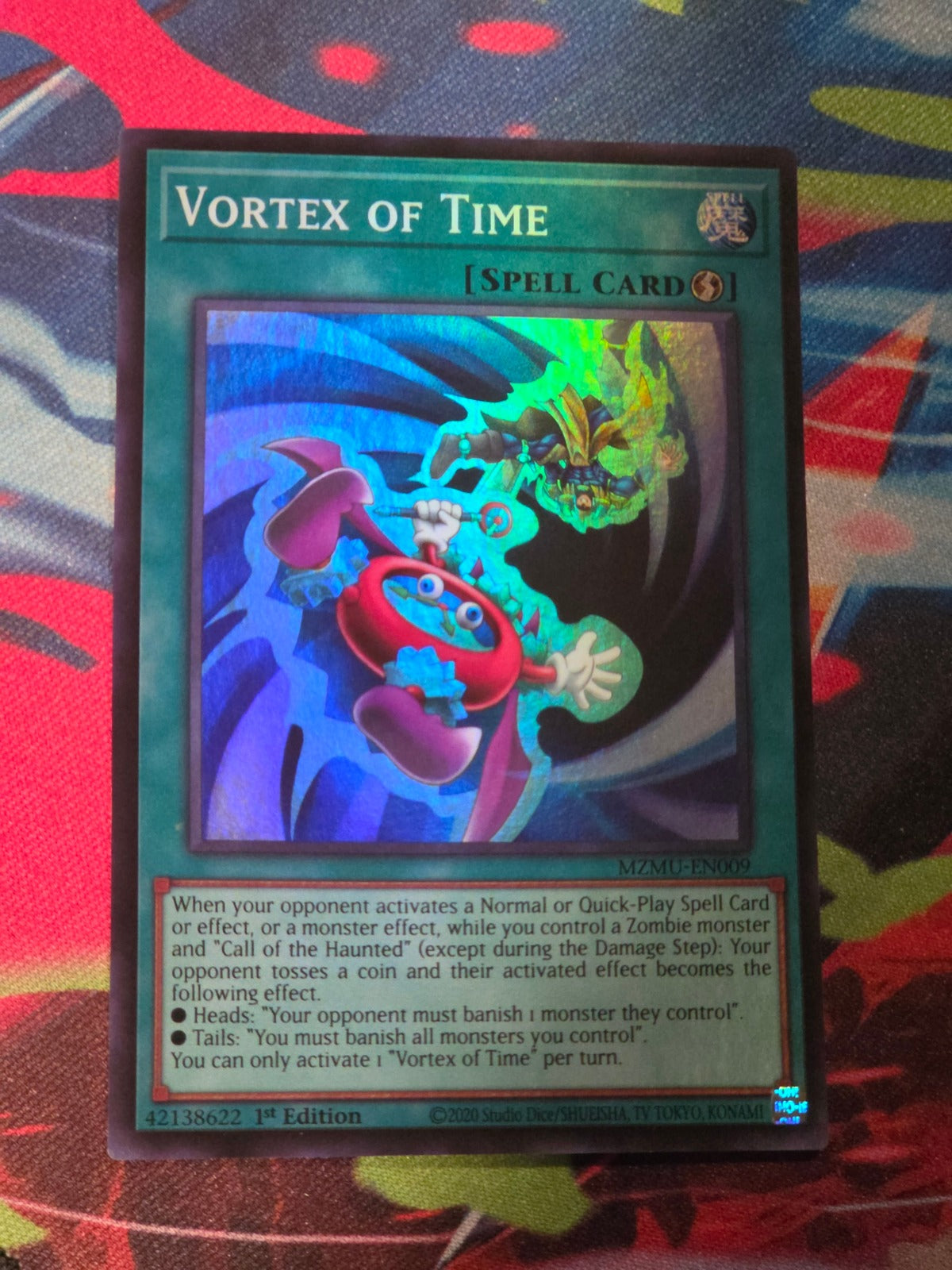 Vortex of Time Super Rare Maze of Muertos MZMU-EN009 1st Edition LP Yu-Gi-Oh!