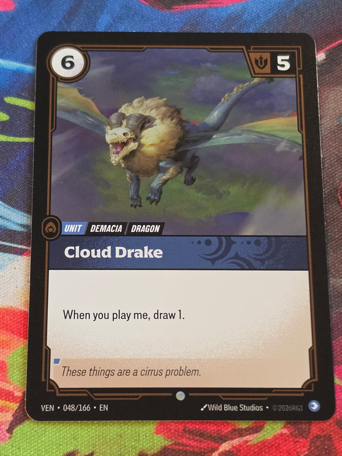 Cloud Drake - 048/166 - Vendetta - Common - NM