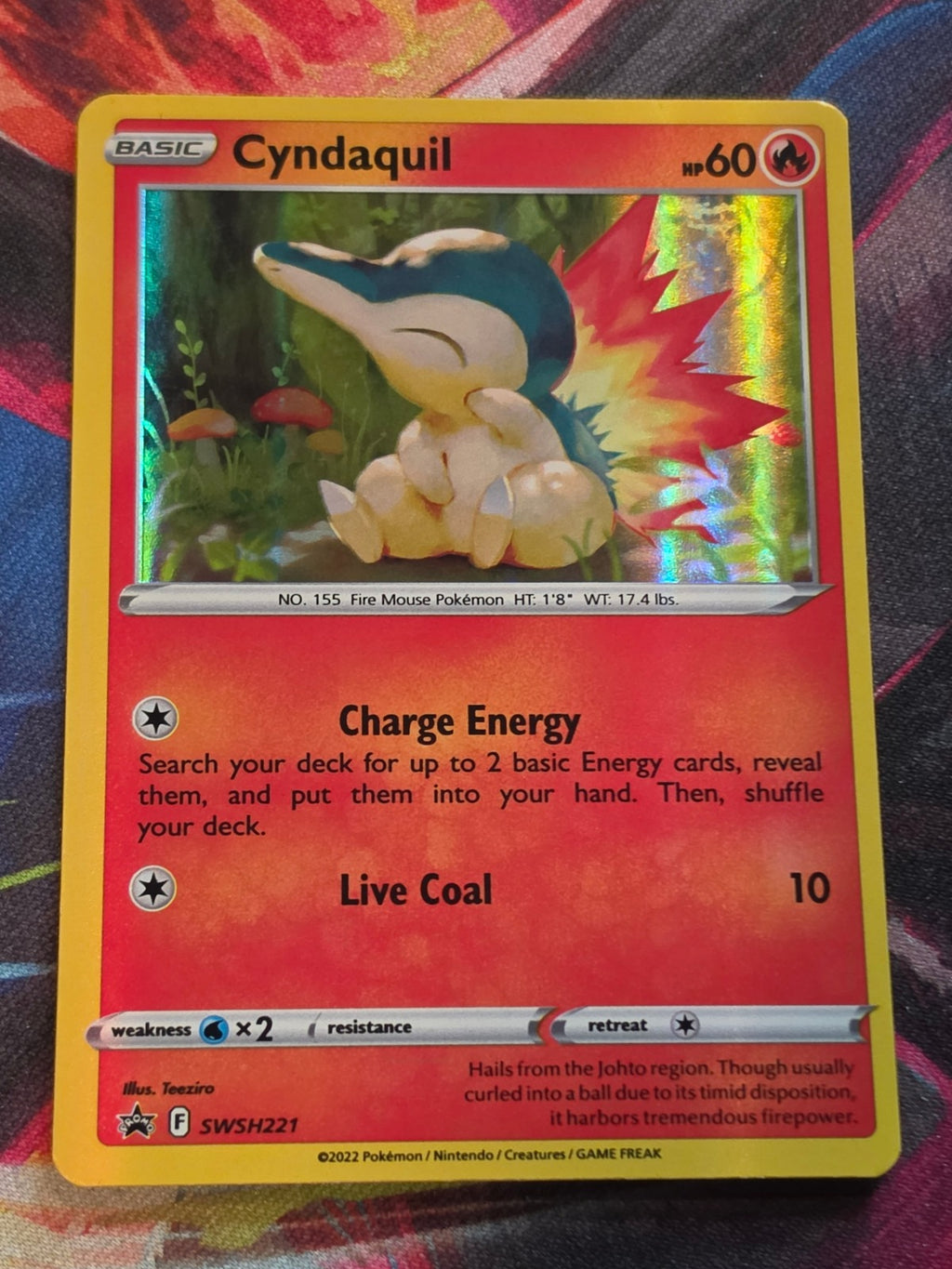 Cyndaquil - SWSH221 - SWSH: Sword & Shield Promo Cards - Promo - LP Pokemon