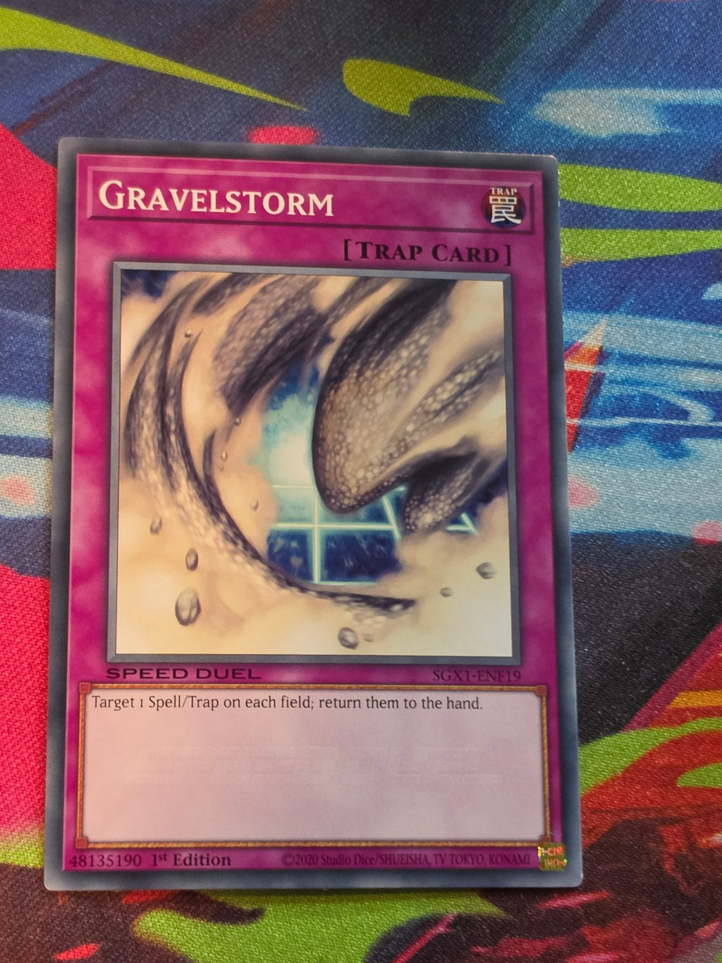 Gravelstorm Common Speed Duel GX: Duel Academy Box SGX1-ENF19 1st Edition LP Yu-Gi-Oh!