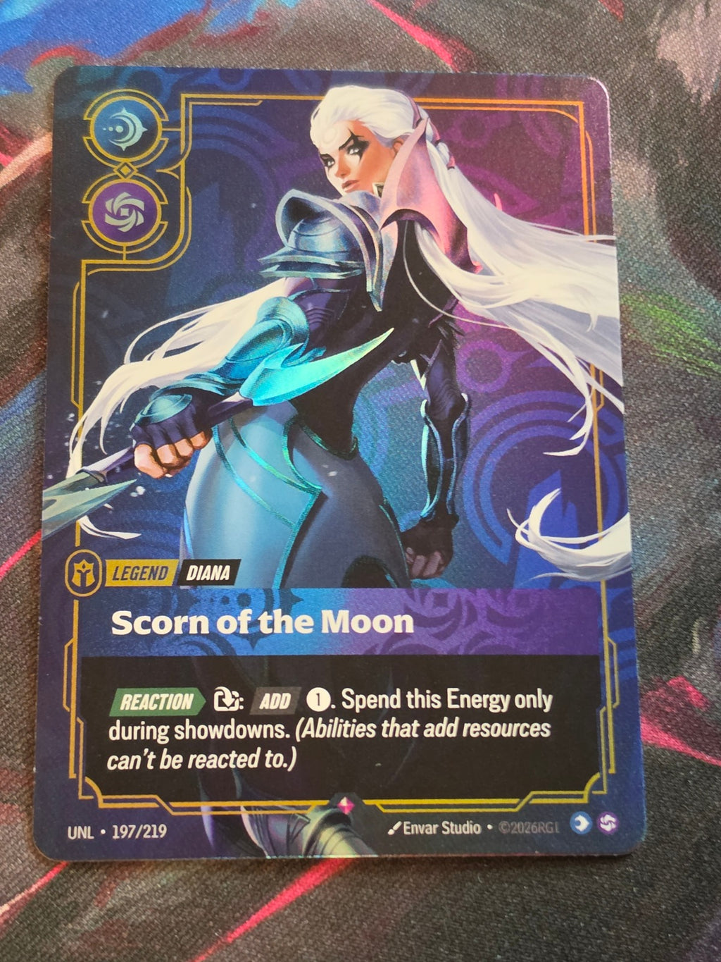 Diana, Scorn of the Moon - 197/219 - Unleashed - Rare - NM