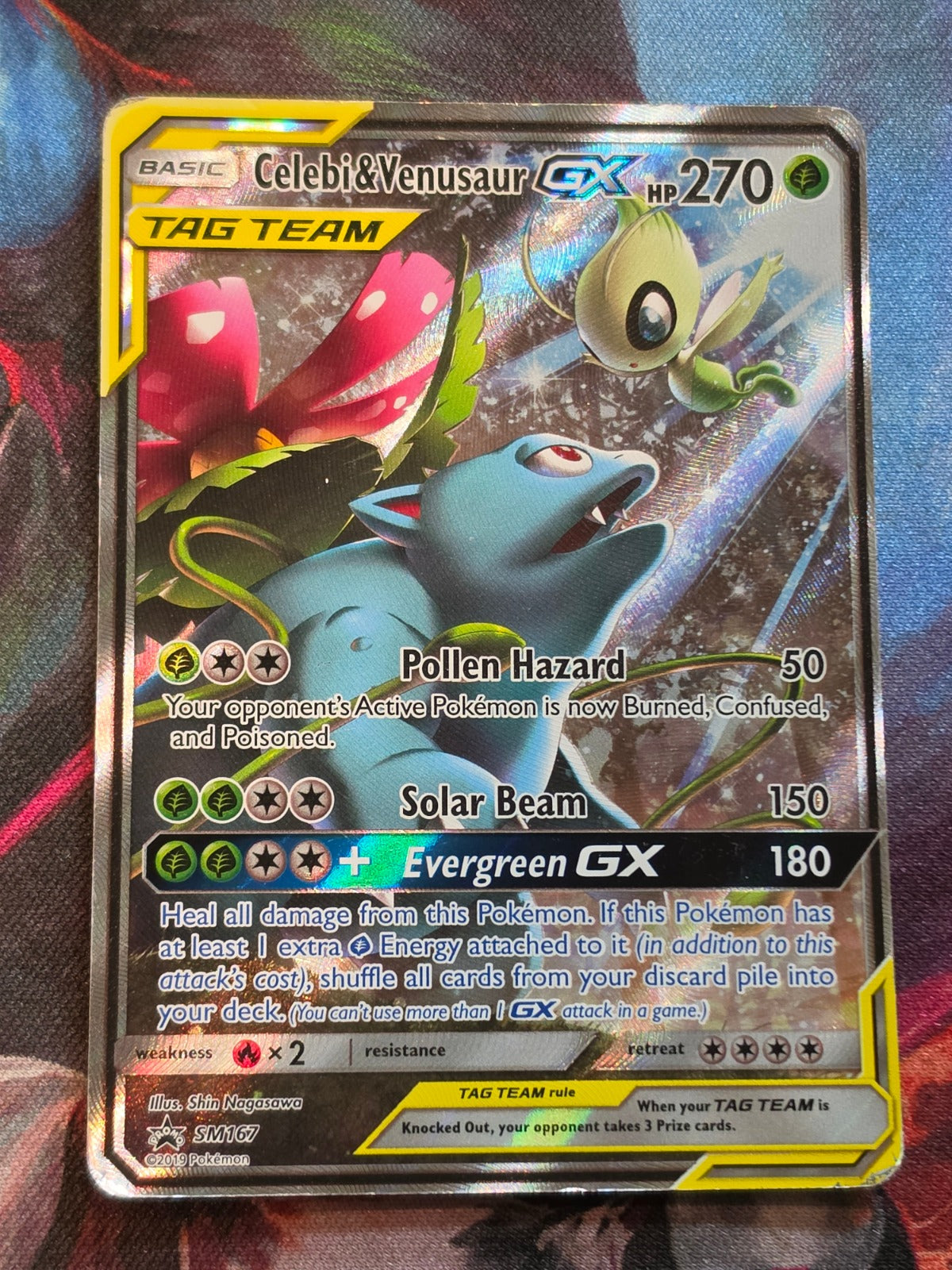 Celebi & Venusaur GX Promo SM Promos SM167 MP Pokemon