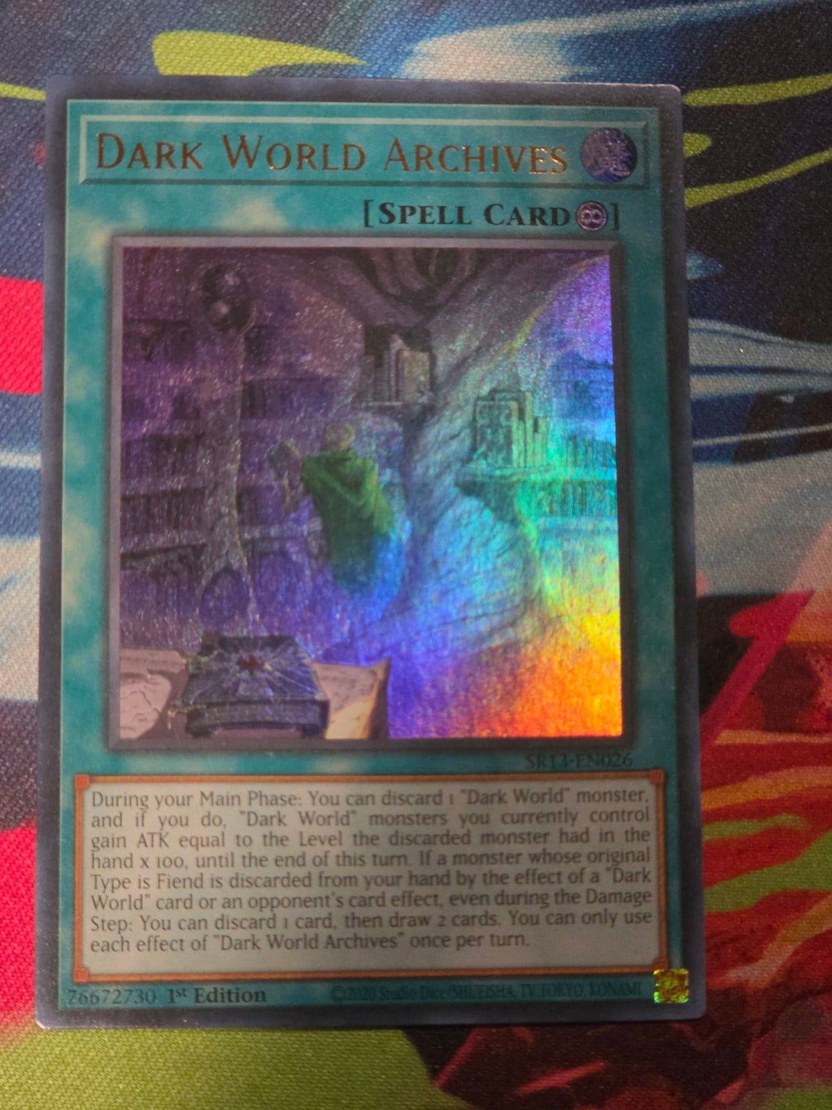 Dark World Archives Ultra Rare Structure Deck: Dark World SR13-EN026 1st Edition LP Yu-Gi-Oh!