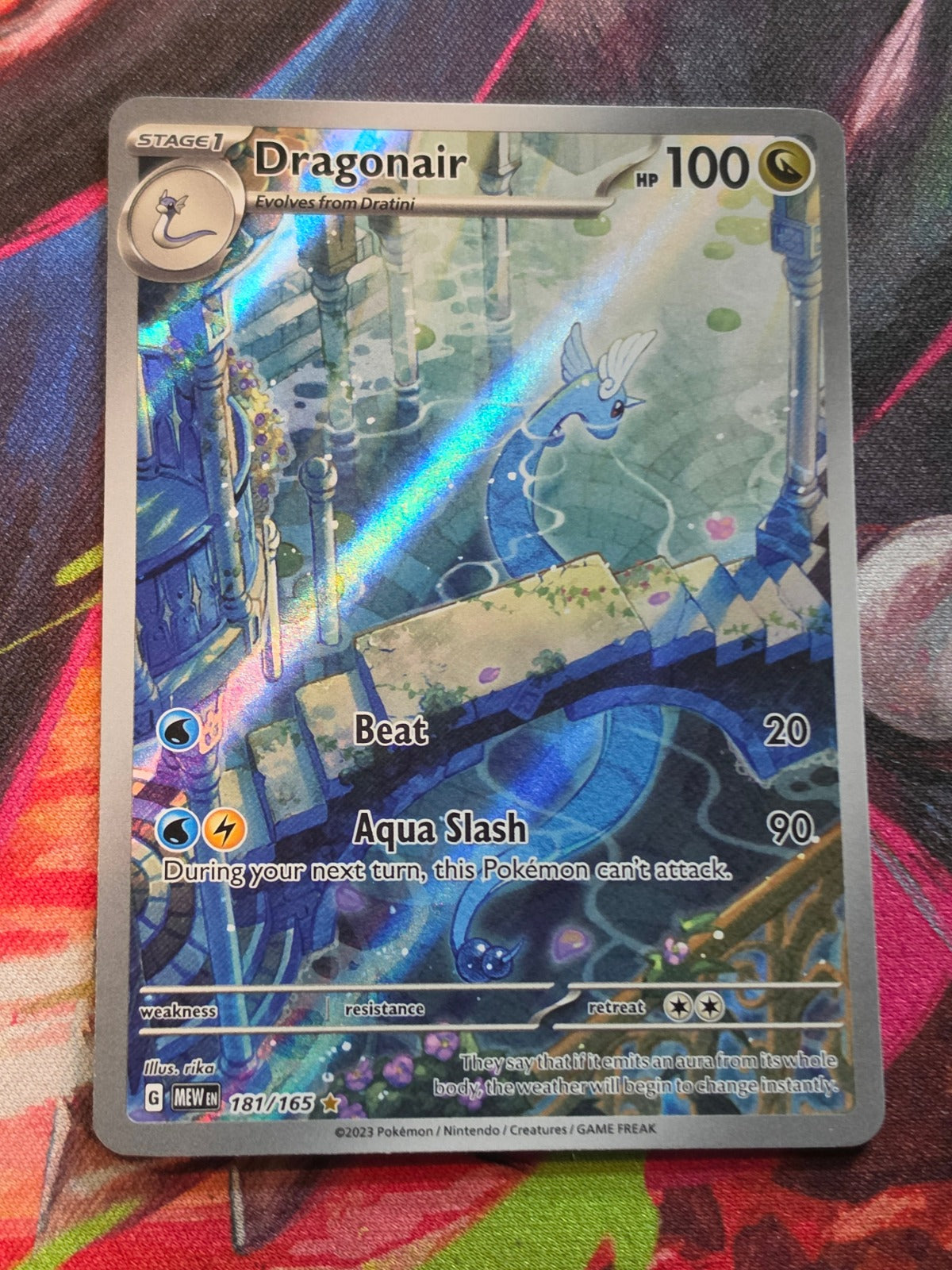 Dragonair Illustration Rare Scarlet & Violet 151 181/165 NM Pokemon