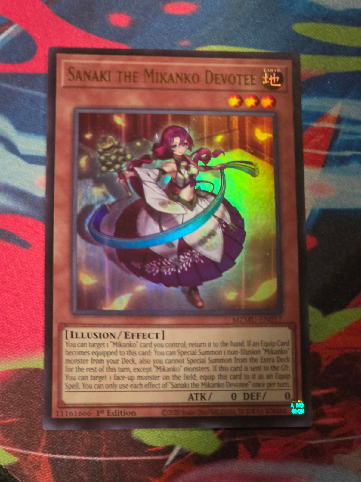Sanaki the Mikanko Devotee Ultra Rare Maze of Muertos MZMU-EN017 1st Edition LP Yu-Gi-Oh!