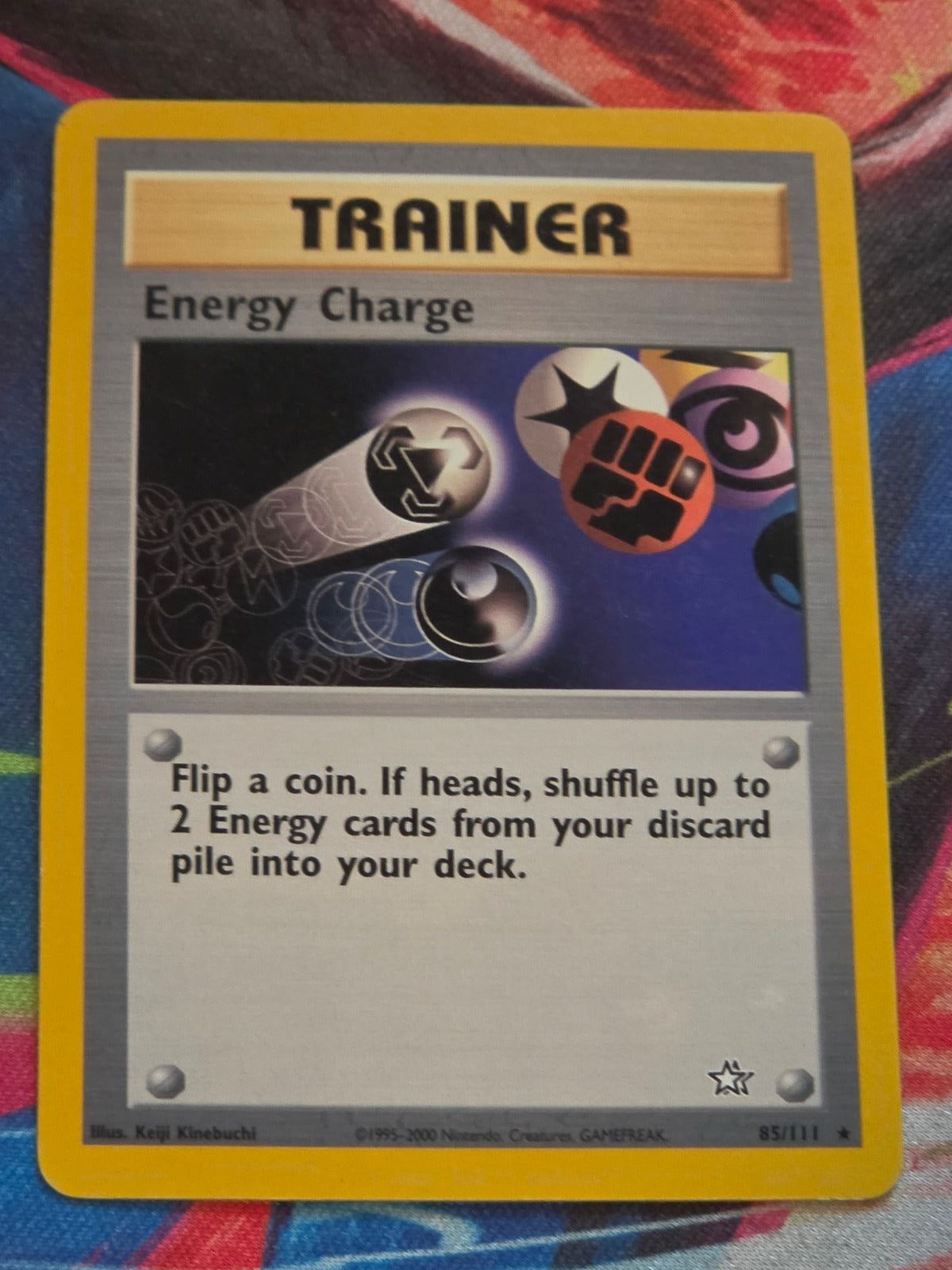 Energy Charge Unlimited Rare Neo Genesis 085/111 NM-/LP+ Pokemon