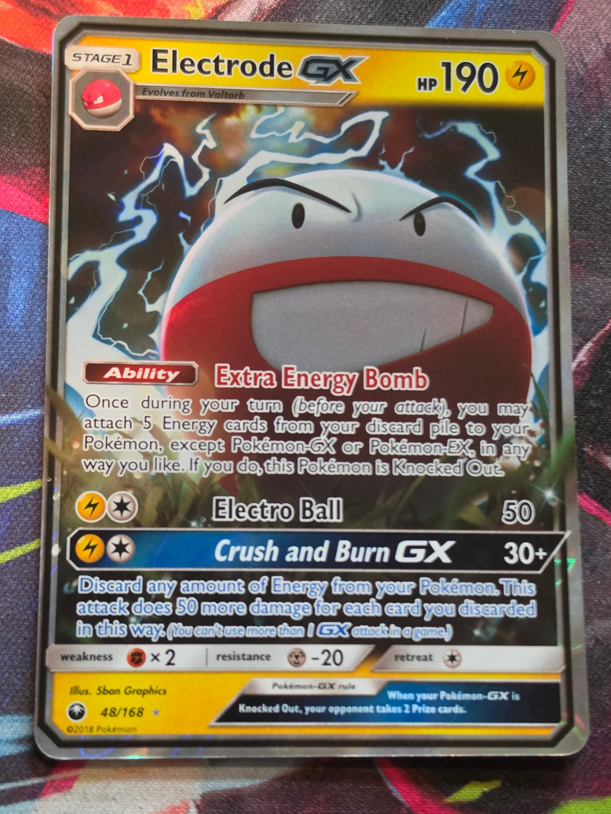 Electrode GX - 48/168 - SM - Celestial Storm - Ultra Rare - NM Pokemon