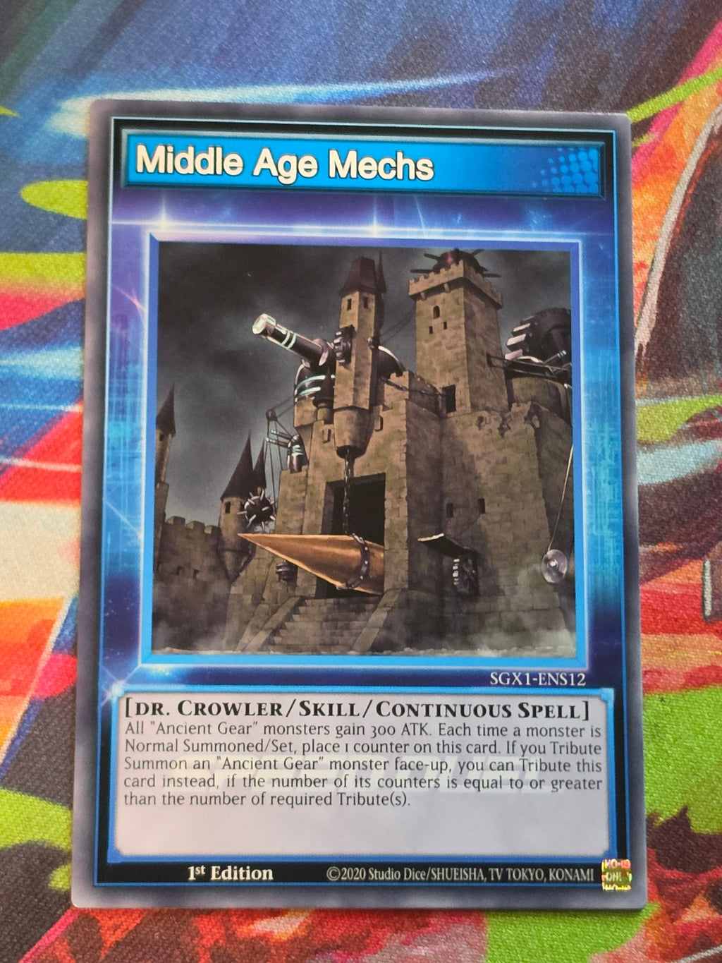 Middle Age Mechs Common Speed Duel GX: Duel Academy Box SGX1-ENS12 1st Edition LP Yu-Gi-Oh!