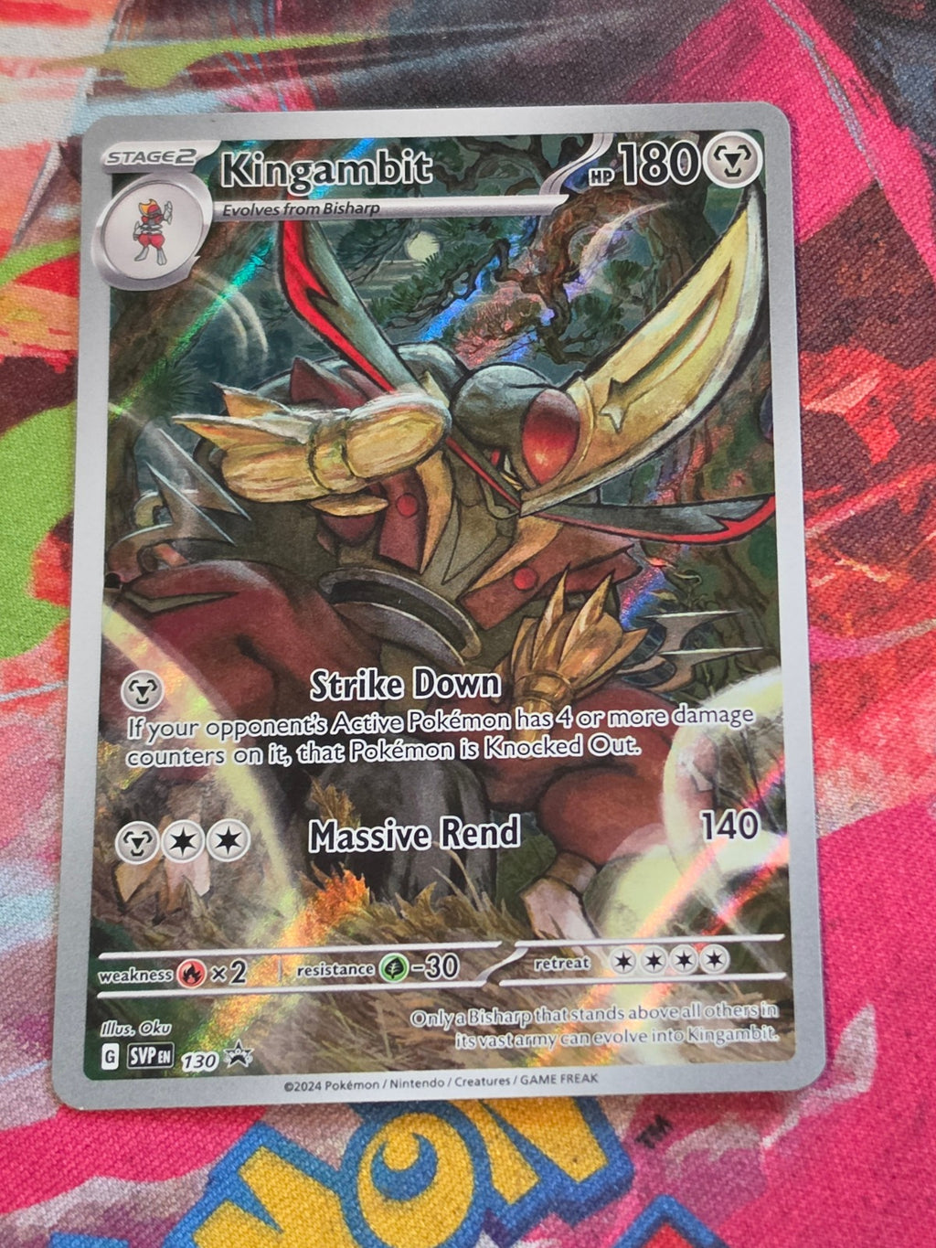 Kingambit Promo SV: Scarlet & Violet Promo Cards 130 NM Pokemon