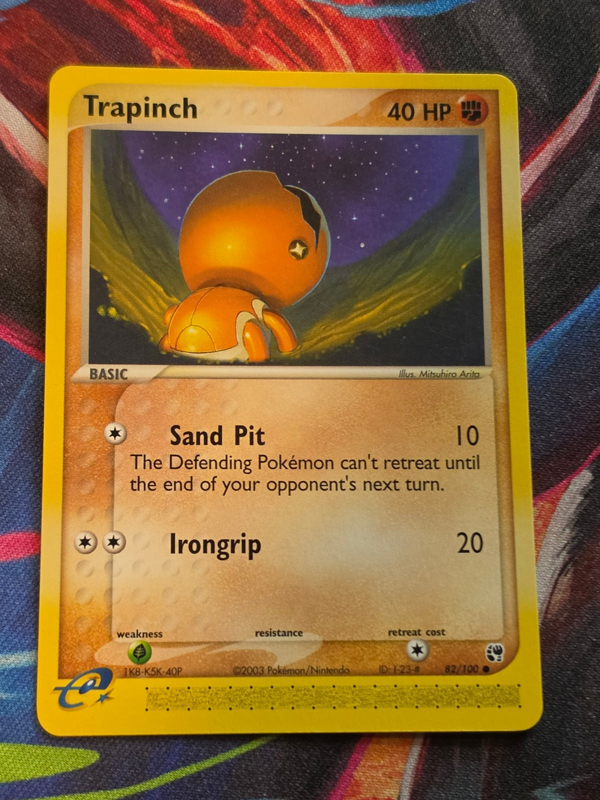 Trapinch - 82/100 - EX Sandstorm - Common - NM - Pokemon