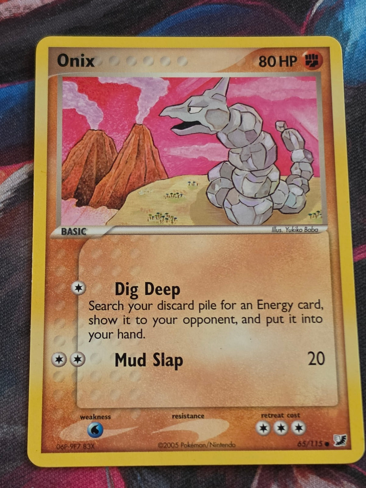 Onix - 65/115 - EX Unseen Forces - Common - LP - Pokemon